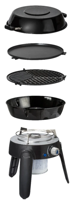 Cadac Safari Chef 30 HP Ceramic BBQ Grid & Flat Grill Plate 6540H1-10-EU
