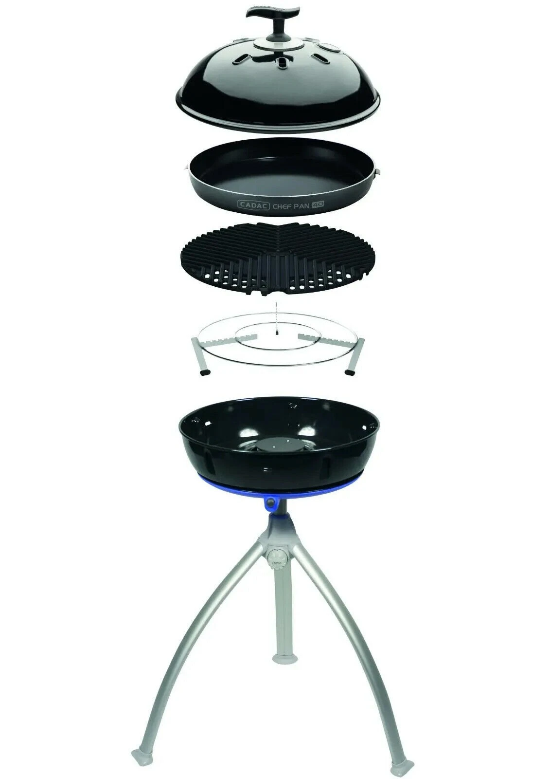 Cadac Camping Garden Citi Chef 50 Piezo Ignition Gas BBQ Barbecue 4 Cadac Camping Garden Citi Chef 50 Piezo Ignition Gas BBQ Barbecue - Image 2