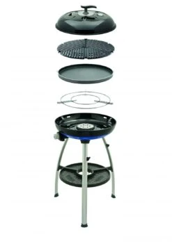 Cadac Carri Chef 50 Barbecue Gas BBQ / Chef Pan Combo With Bag 8910-40-EU