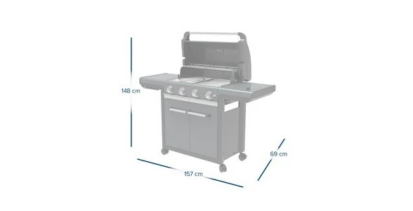 Campingaz 4 Series Premium S Gas BBQ 2000037286 9 Campingaz 4 Series Premium S Gas BBQ 2000037286 - Image 7