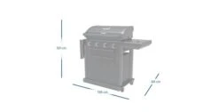 Campingaz 4 Series Onyx S 4 Burner BBQ 2000037288 -MOW Camping Shop 27848 8
