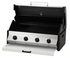 Cadac Camping Garden Table Top Meridian 4 Burner Built-in Gas BBQ Barbecue 982241-40-01-uk -MOW Camping Shop 2 5