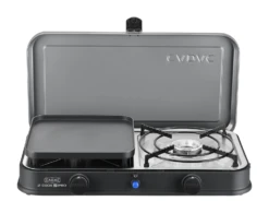 Cadac Camping Garden Table Top 2 Cook 2 Pro Deluxe QR Gas BBQ Barbecue Stove 202P1-20-QR-EU