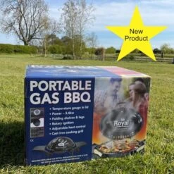 ROYAL By Crusader Portable Gas Barbecue With Lid W910 -MOW Camping Shop 685731ddcec25623242fb7f8a97d1dc0bd0b32a0 1