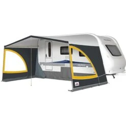 Dorema Panorama Sun Canopy 2023 -MOW Camping Shop doremapanoramayellow grey compressor