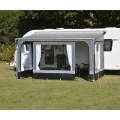 Kampa Revo-Zip Roll Out Awning 2019 -MOW Camping Shop kamparevo zipwithprivacyfront compressor