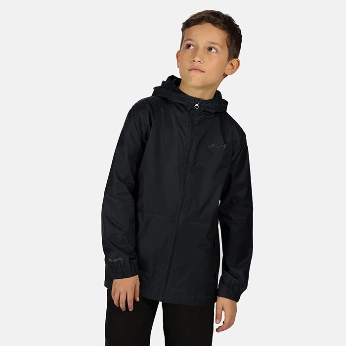 Regatta Pack It Kids Jacket III RKW213 Black 2 Regatta Pack It Kids Jacket III RKW213 Black