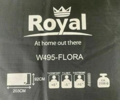 Royal Leisure Brown 'Flora' Sleeping Bag W495 2022 -MOW Camping Shop s l1600 28