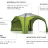 Zempire Aerobase 3 Inflatable Shelter Gazebo 350x350cm ZE-0160350-001 INC 1 WALL -MOW Camping Shop s l1600 2 37
